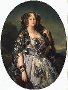 Franz Xaver Winterhalter Portrait of Sophia Alexandrovna Radziwill oil painting reproduction